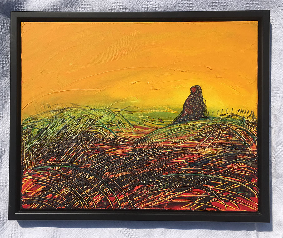 Alan Syliboy painting