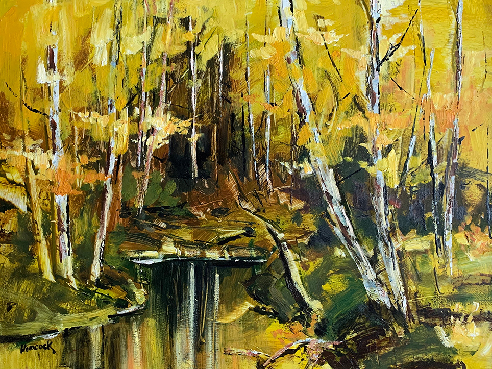 Yellow Birches — Jennie Edmonds Hancock