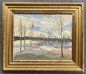 Winter Field with Alders frame — Arthur Lloy