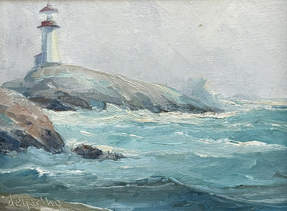 Lighthouse at Peggy's Cove — William deGarthe