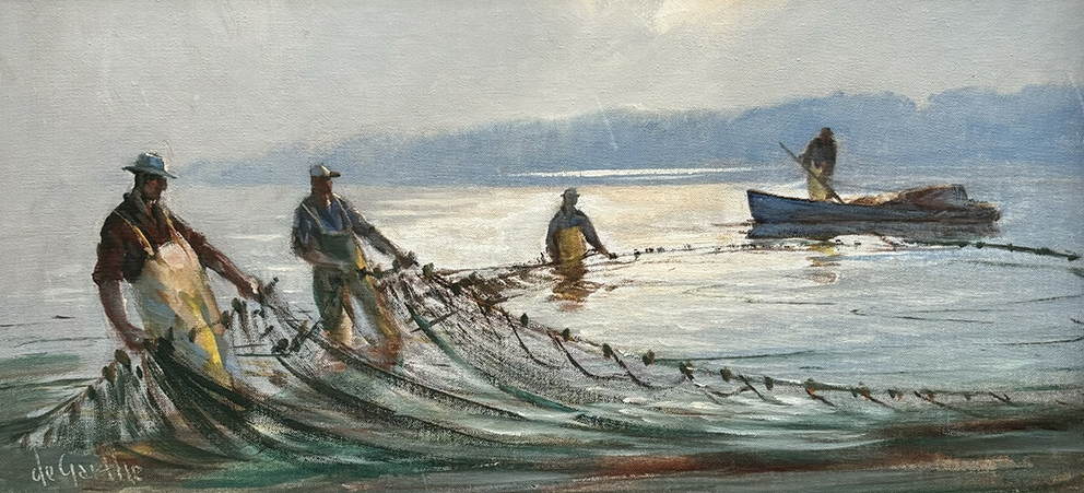 Pulling in the Nets — William deGarthe