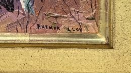 Birch in April signature