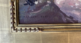 Church at Sunset signature