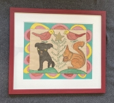 Dog and Squirrel frame