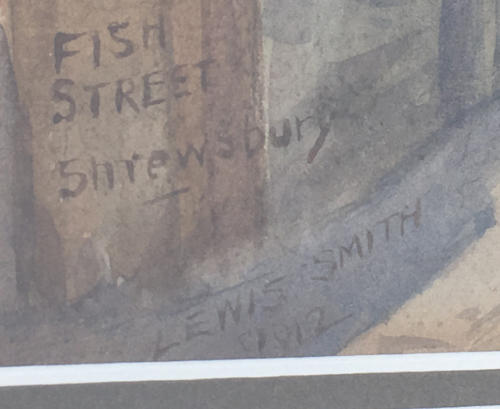 Fish Street Shrewsbury — Lewis Smith signature