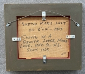 Sketch Maple Lake verso