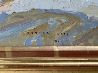 Winter Field with Alders signature