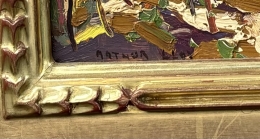 Woods in October signature