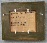 Woods in October verso