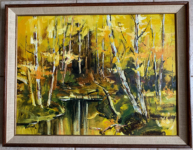 Yellow Birches frame